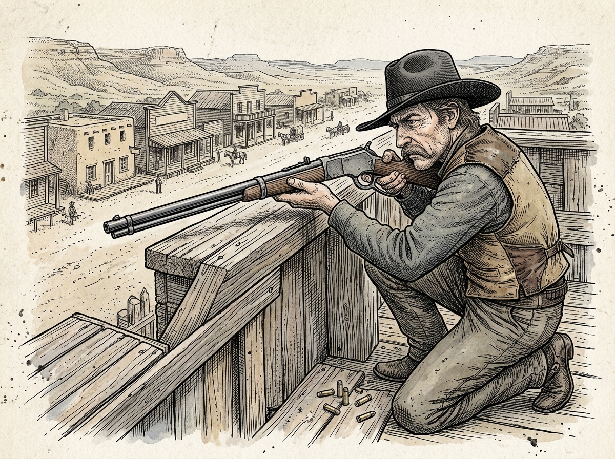 Sharpshooter taking aim