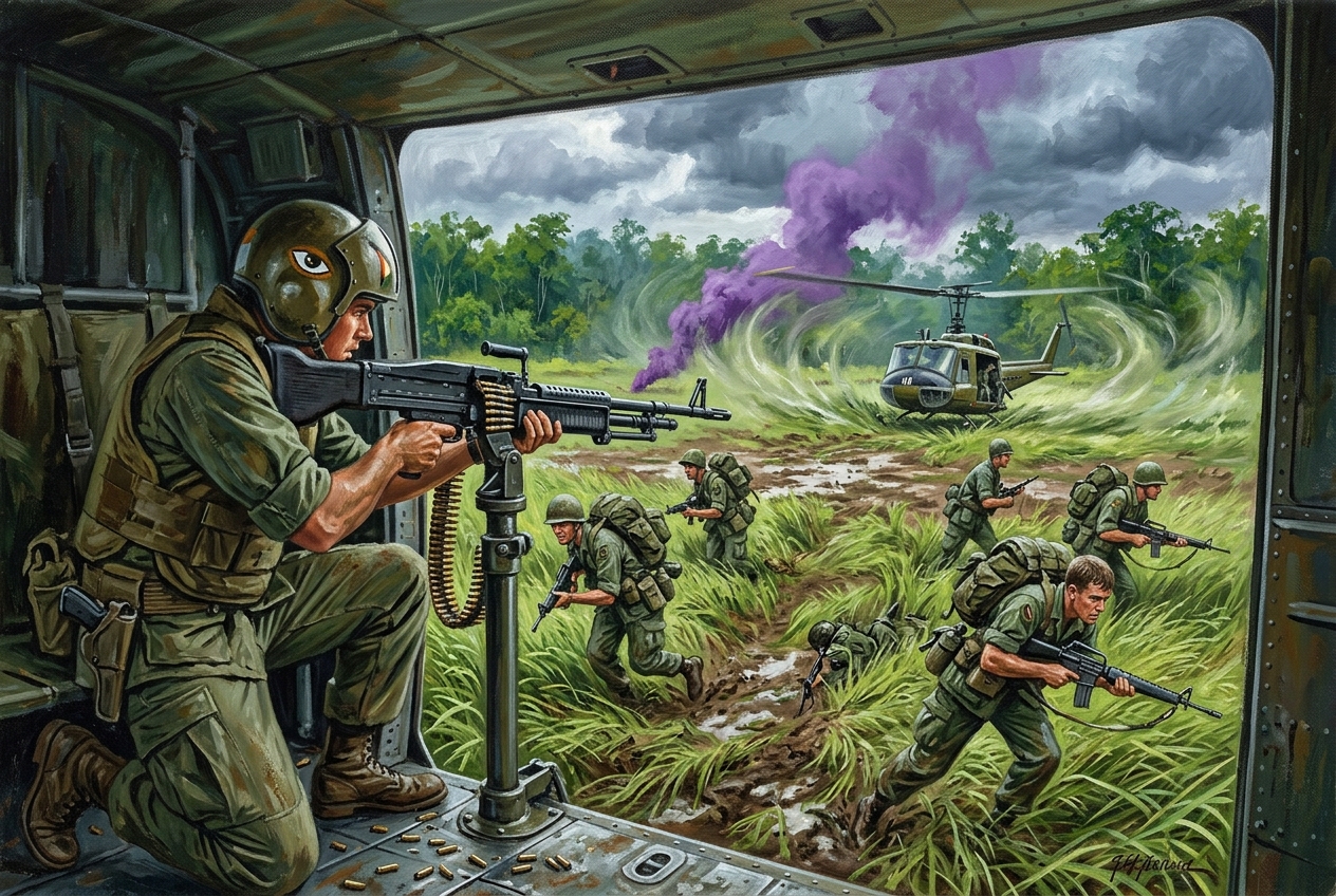 Helicopter Touchdown and Hot LZ Extraction