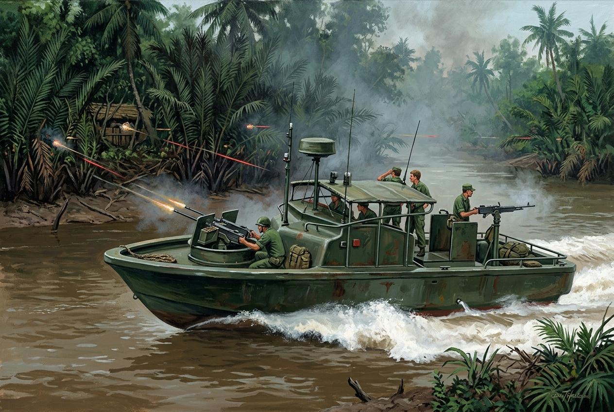 PBR Patrol Boat Mekong Delta Ambush