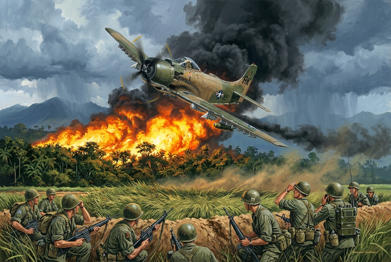 Skyraider Napalm Strike